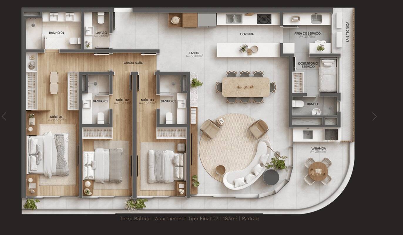 Apartamento, 4 quartos, 183 m² - Foto 18
