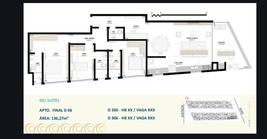 Apartamento, 3 quartos, 136 m² - Foto 7